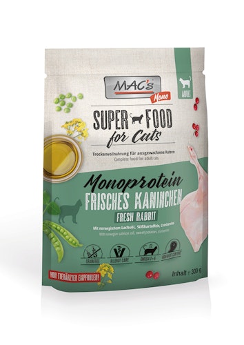 MAC's Cat Adult Monoprotein Kaninchen Katzentrockenfutter