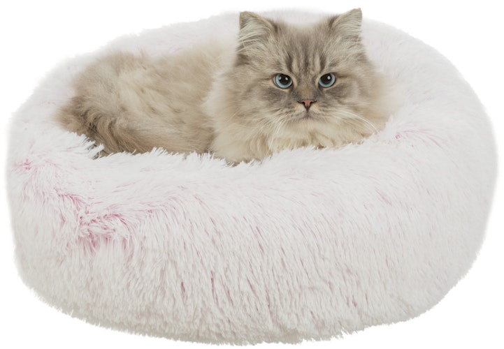 TRIXIE Bett Harvey Ø 50 Centimeter weiß/pink Hunde- und Katzenliegeplatz