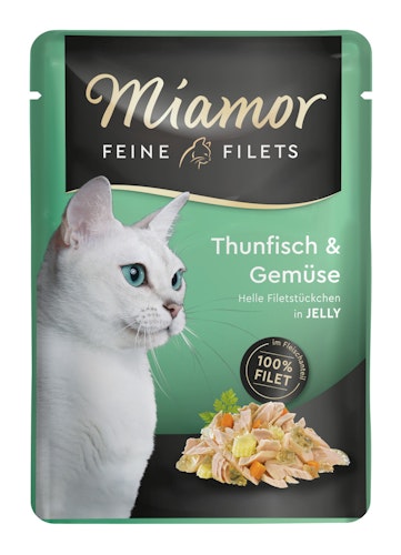 Miamor Feine Filets in Jelly 100g Frischebeutel Katzennassfutter