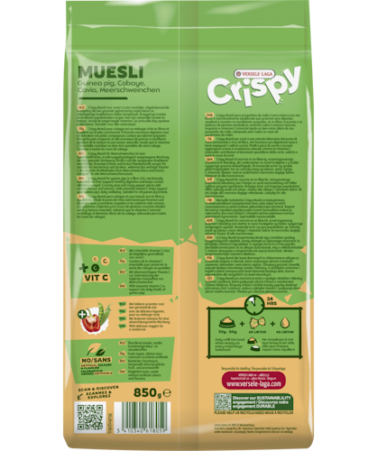 Versele CRISPY Müsli Meerschweinchen