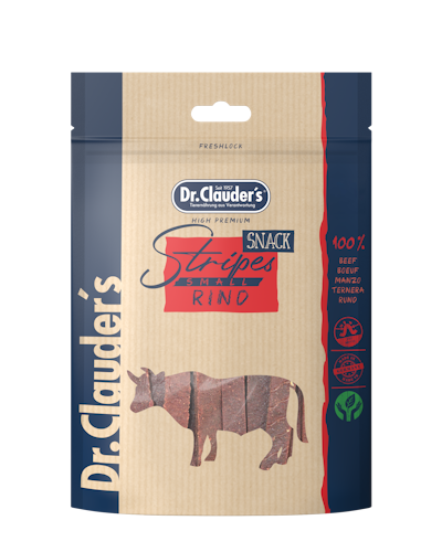 Dr Clauder´s Stripes S Rind Hundesnack