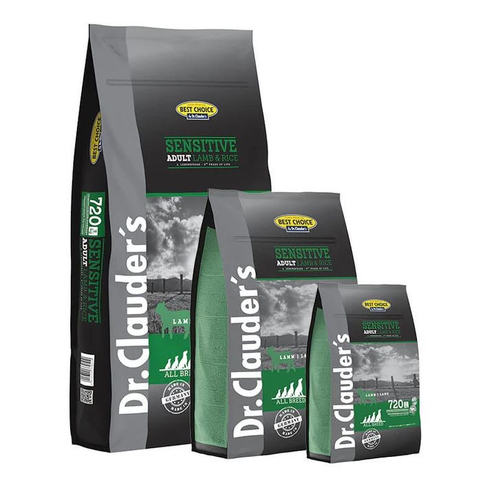 Dr. Clauder's Best Choice Lifecycle Sensitive Adult Lamm & Reis All Breed Hundetrockenfutter