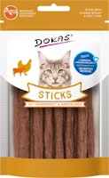 DOKAS Sticks Hühnerbrust & Rind Katzensnack