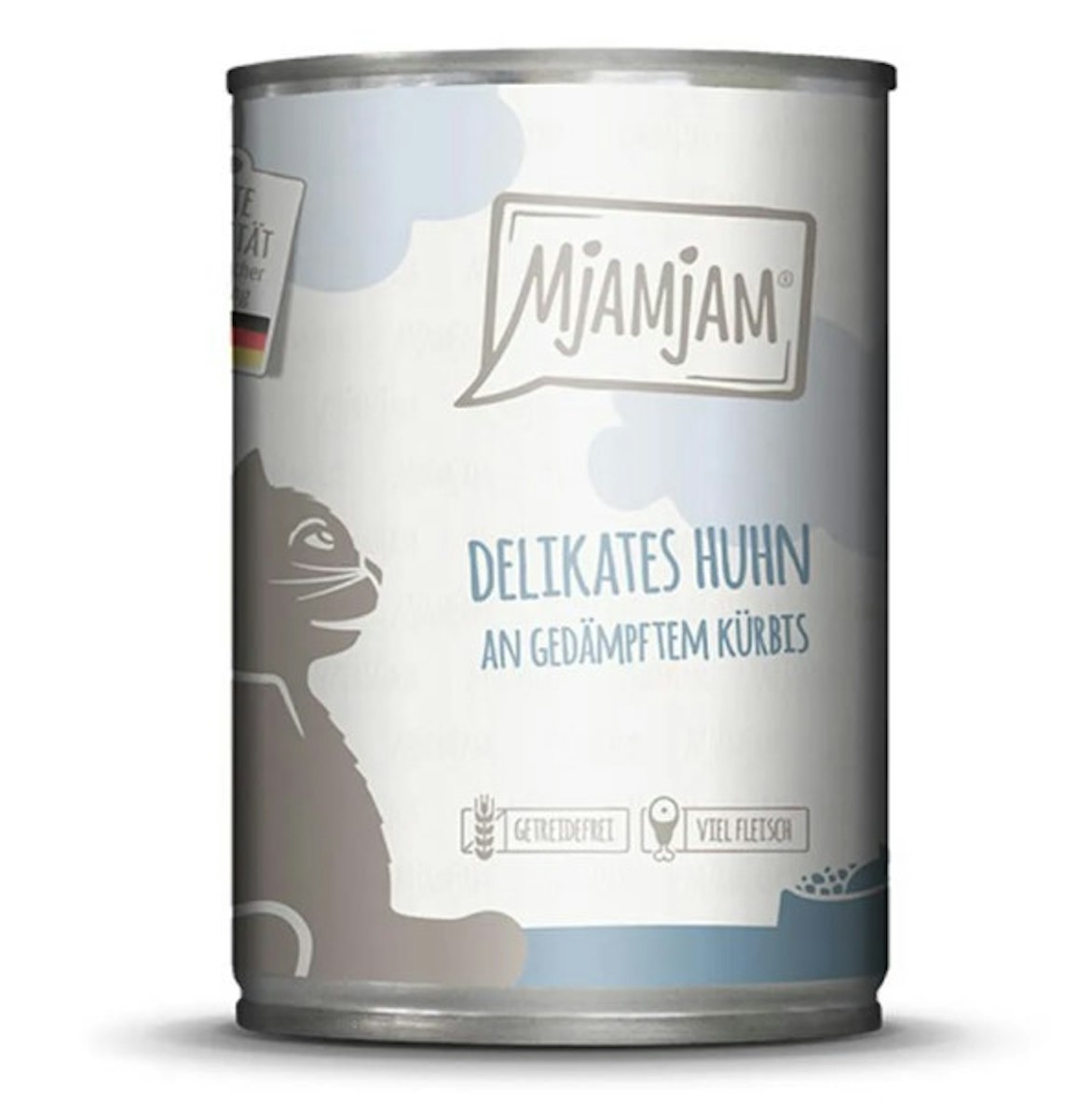 MjAMjAM Katze Sparpaket 12x400g  Huhn mit Kürbis