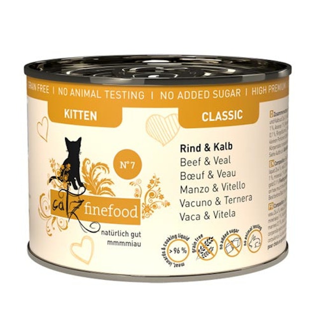Catz finefood Kitten 200 Gramm KatzennassfutterVorschaubild