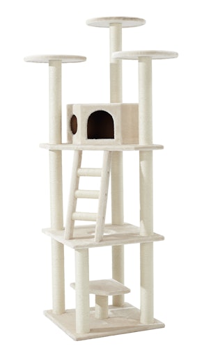 NOBBY Kratzbaum Classic "SULTAN" cream; 60 x 60 x 198 cm