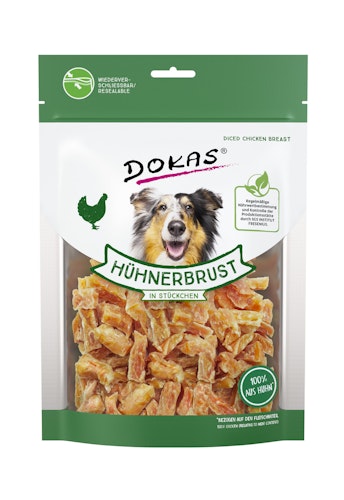 DOKAS Hühnerbrust in Stückchen Hundesnack