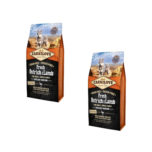 CARNILOVE Adult Small Breed Fresh Ostrich & Lamb Hundetrockenfutter