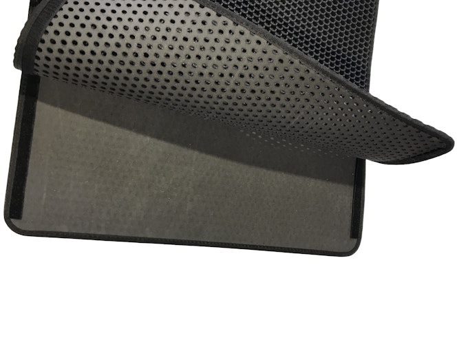 NOBBY Sieb-Vorleger Katzentoilette schwarz eckig 39 x 60 cm