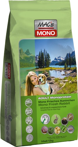 MAC's Dog MONO Kaninchen Hundetrockenfutter