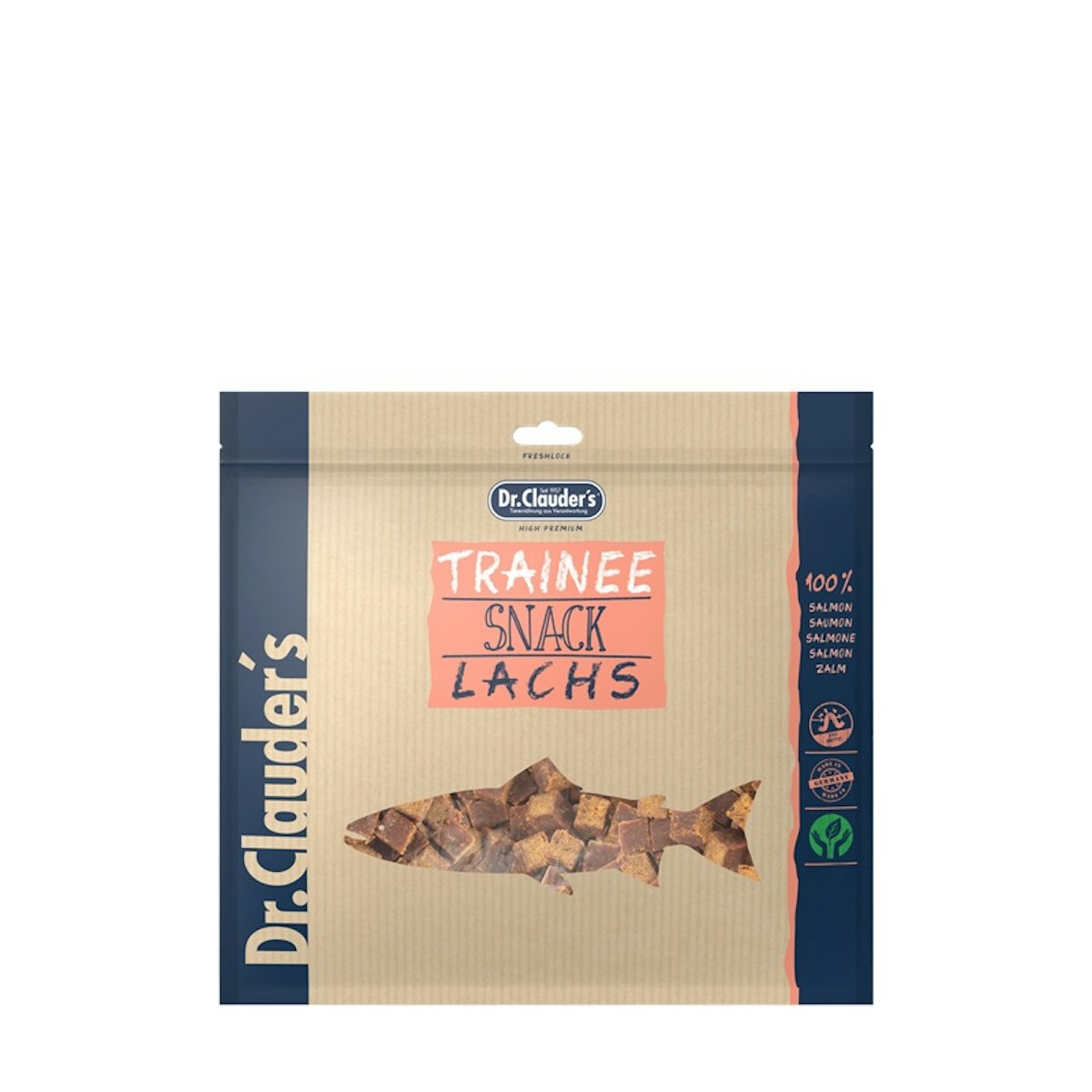 Dr. Clauder's 500g Trainee Snack 5 x 500 Gramm Lachs