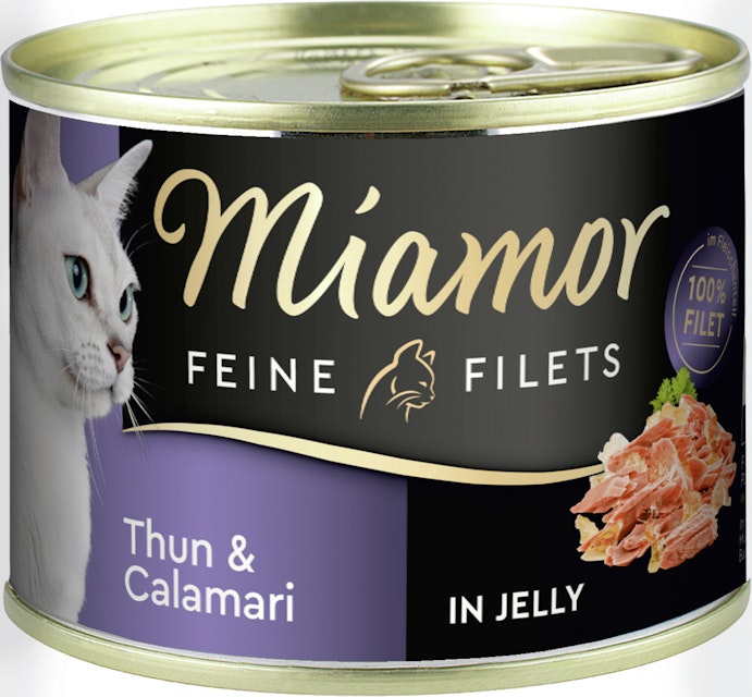 Miamor Feine Filets in Jelly 185g Dose KatzennassfutterVorschaubild
