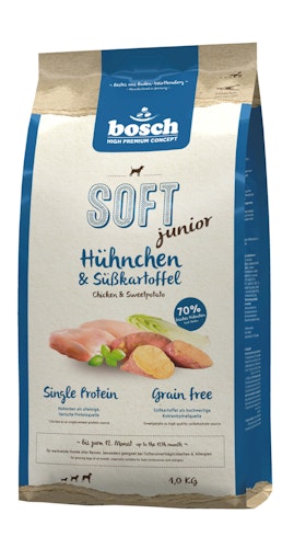 bosch SOFT junior Hühnchen & Süßkartoffel Hundetrockenfutter