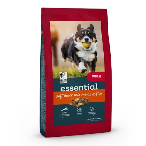 Mera Dog ESSENTIAL Softdiner Mix Menü Active Hundetrockenfutter