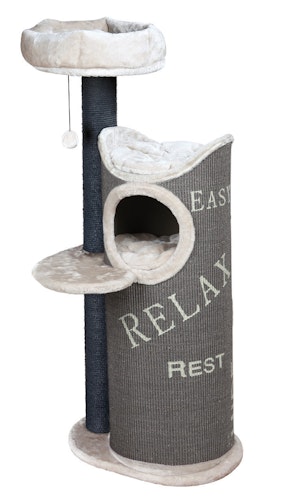 TRIXIE Juana 134 Centimeter taupe/lichtgrau Katzenkratzbaum