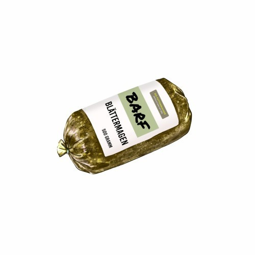 Die Futtermacher Blättermagen grün Spezialfutter / Frostfutter für Hunde