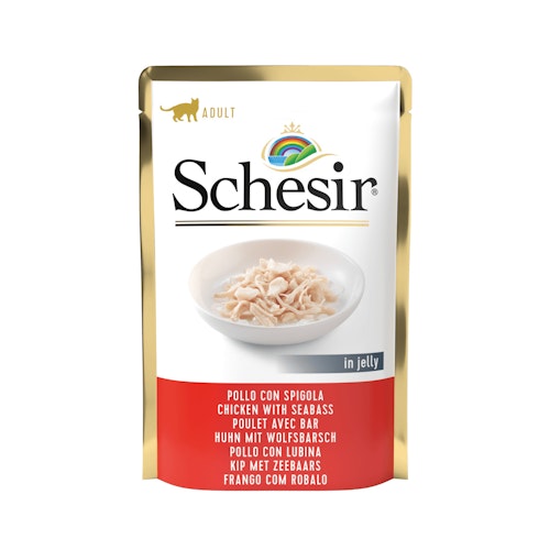 Schesir Jelly Beutel 85 Gramm Katzennassfutter
