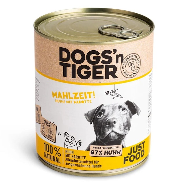 Dogs'n Tiger 800g Dose HundenassfutterVorschaubild