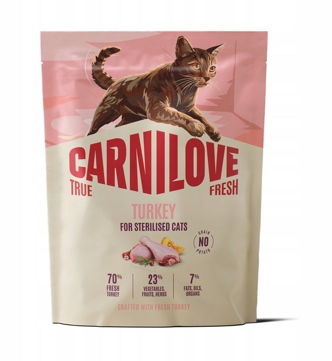 Carnilove True Fresh Sterilised Pute Katzentrockenfutter