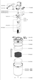 EHEIM Achse mit Tüllen Ersatzteil für 2048/2211/2213/2313Zubehörbild