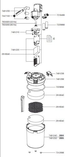 EHEIM 7272658 Dichtungsring Ersatzteil für 2211