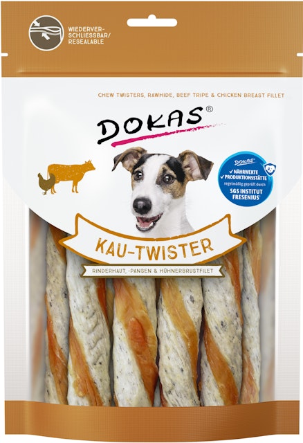 DOKAS Kau-Twister 200 Gramm HundesnacksVorschaubild