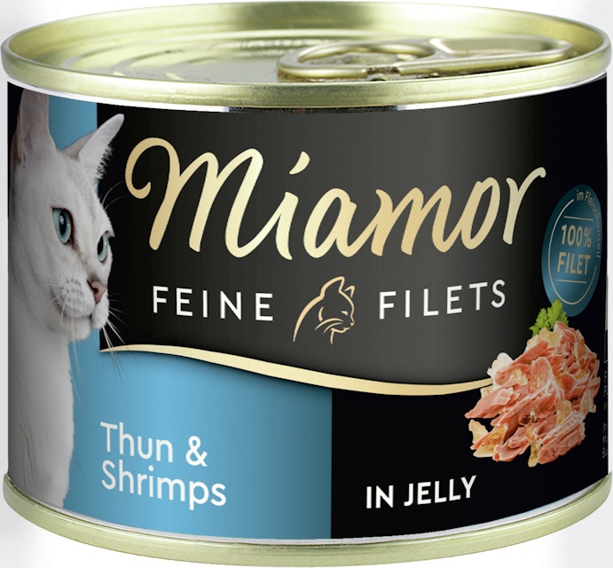 Miamor Feine Filets in Jelly 185g Dose KatzennassfutterVorschaubild