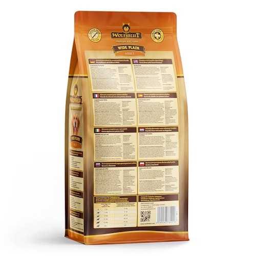 WOLFSBLUT Wide Plain Pferdefleisch mit Süßkartoffeln Hundetrockenfutter