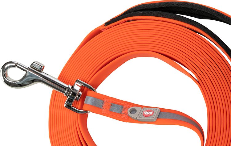 TRIXIE Easy Life Schleppleine, reflektierend, L–XL: 10 m/17 mm, orange