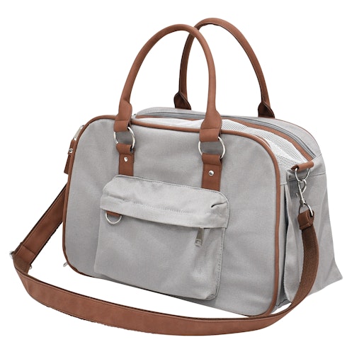 NOBBY Tasche "PERKA" hellgrau; L: 40 x 20 x 28 cm