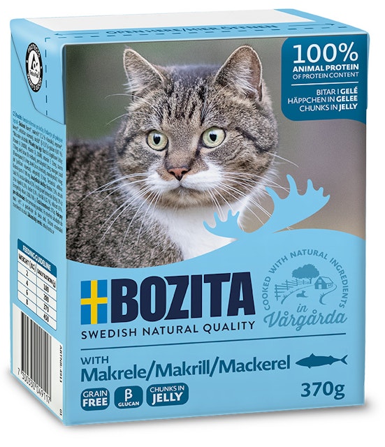Bozita Häppchen in Gelee 370 Gramm KatzennassfutterVorschaubild