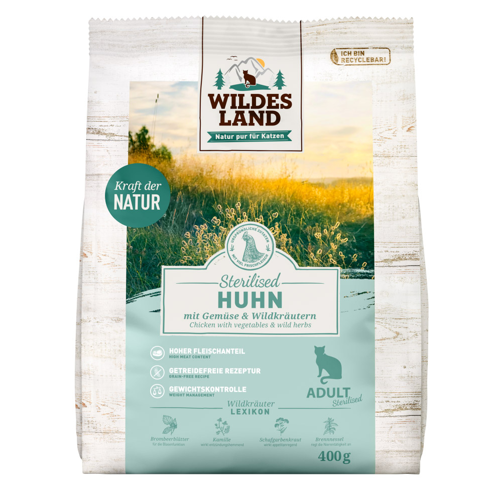 WILDES LAND Katze Huhn Sterilised