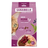 Sanabelle 1 x 2kg Senior Huhn Katzentrockenfutter