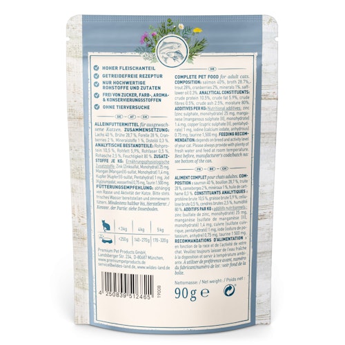 WILDES LAND Katze CLASSIC 90 / 100g