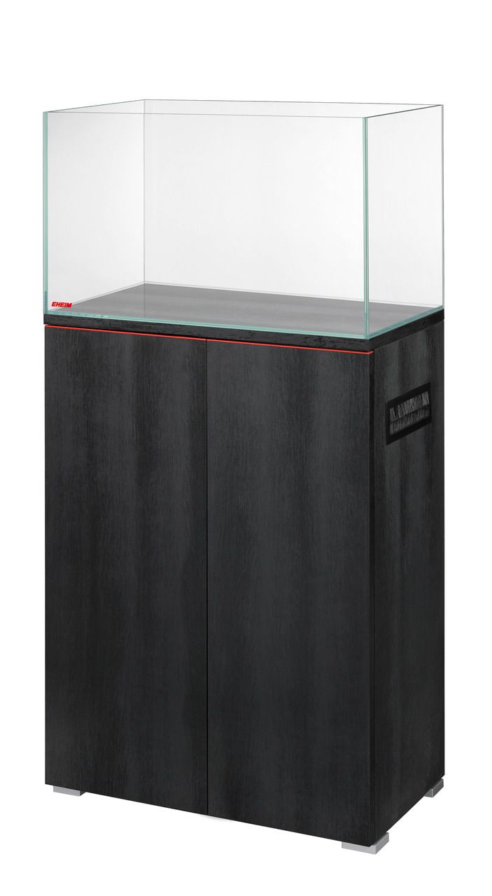 EHEIM clearscape nero Aquarium mit Unterschrank