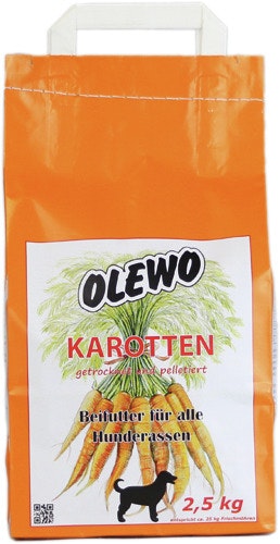 OLEWO Karottenpellets Hundezusatzfutter