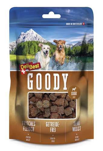 DeliPet Goodys Ziege 100 Gramm Hundesnacks