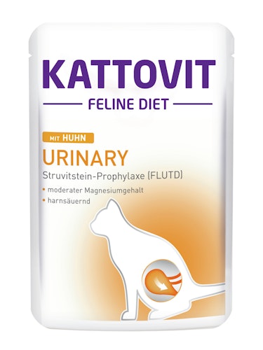 KATTOVIT Feline Diet Urinary (Harnstein) 85g Beutel Katzennassfutter Diätnahrung
