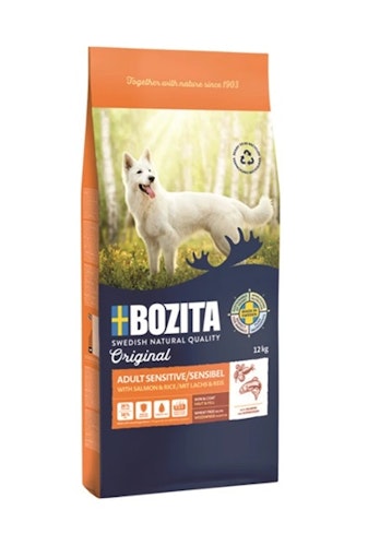 Bozita 12kg Original Adult Sen.Skin&Coat