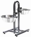 Vorschaubild TRIXIE Hundebar, höhenverstellbar, Edelstahl/Metall, 2 × 2,8 l/ø 24 cm