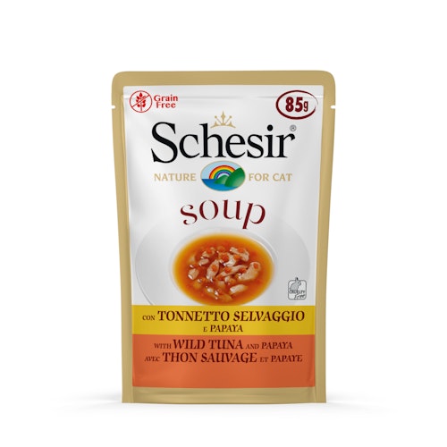 Schesir Cat Soup 85 Gramm Katzennassfutter
