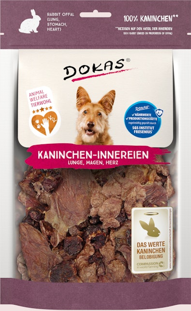 DOKAS Kaninchen 100 Gramm HundesnacksVorschaubild