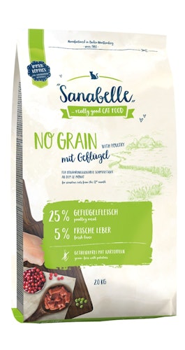 Sanabelle No Grain mit Geflügel Katzentrockenfutter