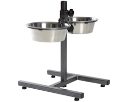 TRIXIE Edelstahl Napfbar 2 x 1800 ml / ø 20 cm