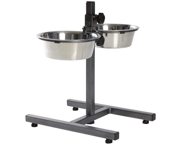 TRIXIE Edelstahl Napfbar 2 x 1800 ml / ø 20 cm