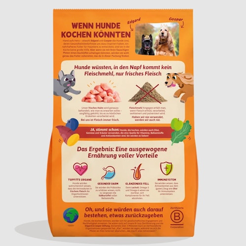 E&C 700g Frisches Freilaufhuhn + Mango