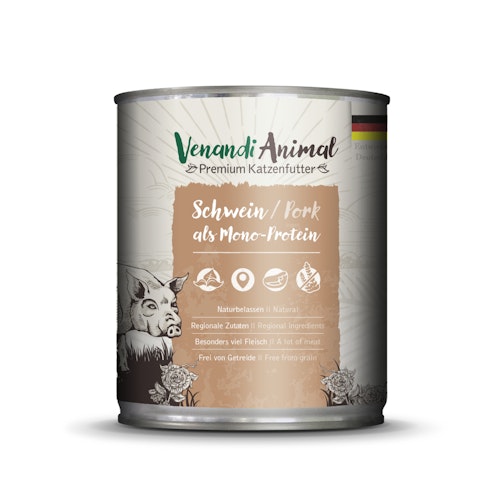 Venandi Animal 800 Gramm Katzennassfutter