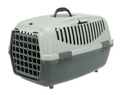 TRIXIE Transportbox Capri 3, recycelt, S: 40 × 38 × 61 cm, anthrazit/grau-grün