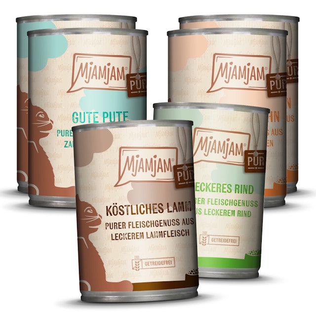 MJAMJAM Mixpaket 400g Dose KatzennassfutterVorschaubild