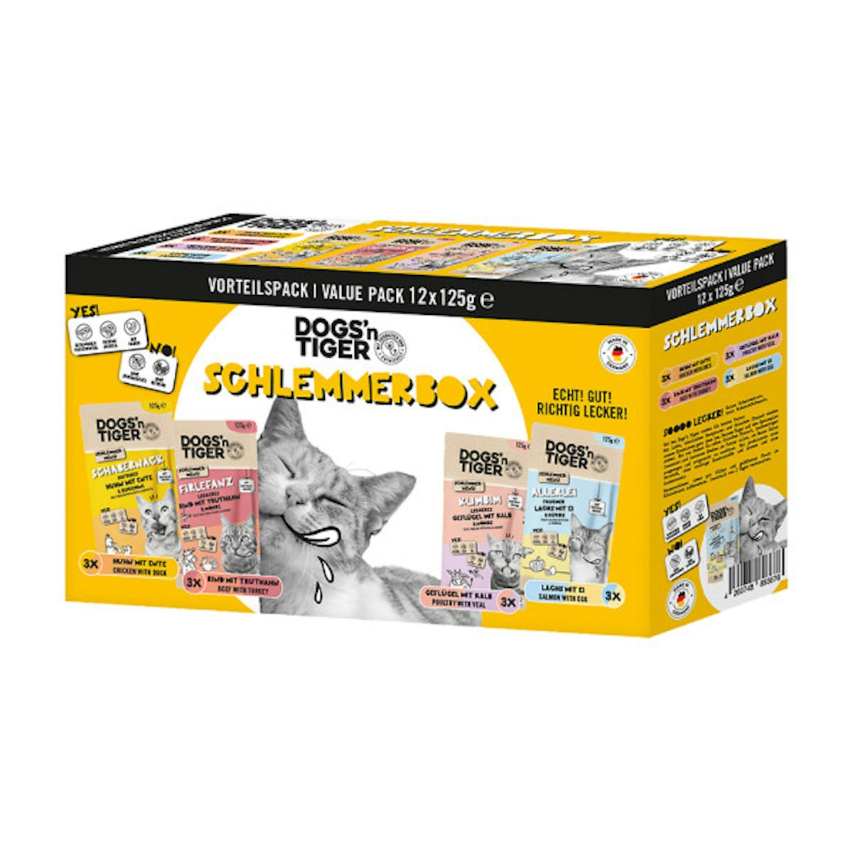 Dogs’n Tiger Schlemmerbox 2x1500g Katzennassfutter